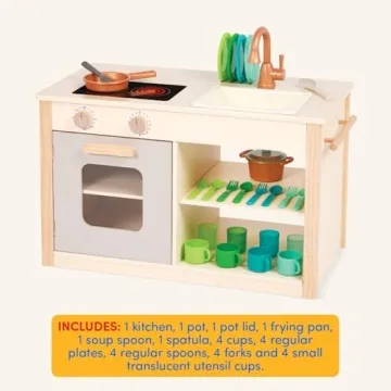Battat Deluxe Kitchen Play Set for Creative Toddler Fun