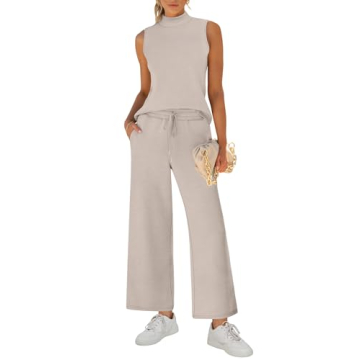 ANRABESS Women's 2-Piece Summer Lounge Set - Comfort & Style 2024