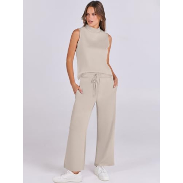 ANRABESS Women Summer Lounge Set Comfortable Fashion 2024