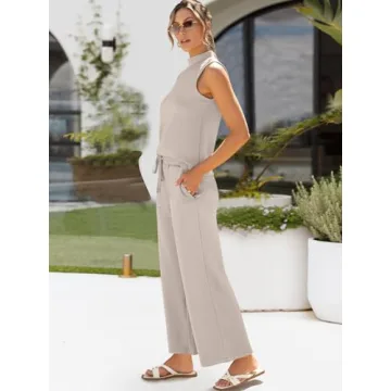 ANRABESS Women Summer Lounge Set Comfortable Fashion 2024