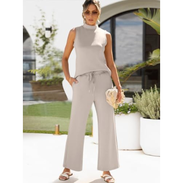 ANRABESS Women Summer Lounge Set Comfortable Fashion 2024