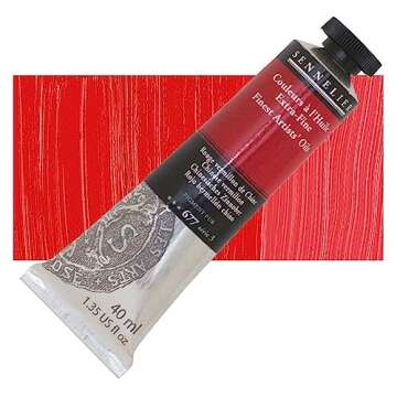 Sennelier Artists Color Oil Paint, 1.35 Fl Oz (Pack of 1), Chinese Vermillion S3
