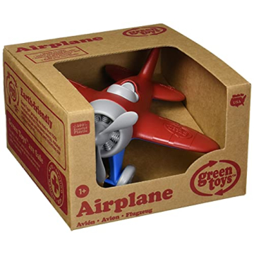 Green Toys Red Airplane - Safe & Eco-Friendly Fun