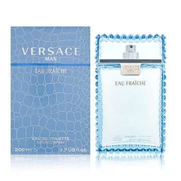 Versace Man Eau Fraiche 6.7 oz - Luxurious Freshness for Men