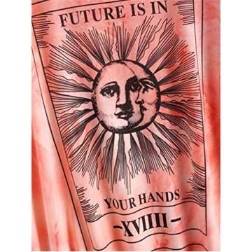 Fenxxxl Women Tie Dye Shirts Casual Loose Fit Short Sleeves Round Neck Boyfriend Tee Tops F491-286-Pink M