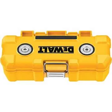 DEWALT Impact Driver Bit Set with Magnetic Tough Case, 15-Piece Carbide Tipped Bits (DWMTC15)