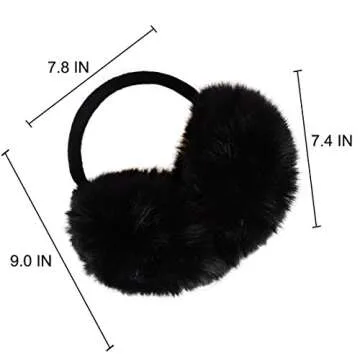 Stylish LETHMIK Faux Fur Earmuffs for Women