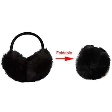 Stylish LETHMIK Faux Fur Earmuffs for Women