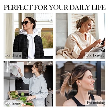 Beauty.H.C Jumbo Nonslip Hair Claw Clips for All Hair Types