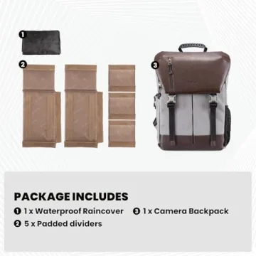 TARION Waterproof Camera Backpack with Side Access