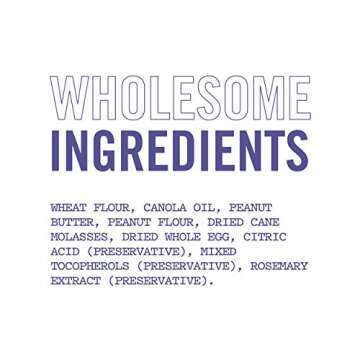 Three Dog Bakery Crunchy Itty Bitty Bones, Peanut Butter Flavor, Premium Treats for Dogs, 13 Ounce Box