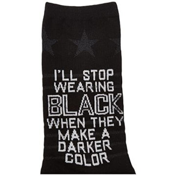 K. Bell Women's Fun with Words Novelty Crew Socks