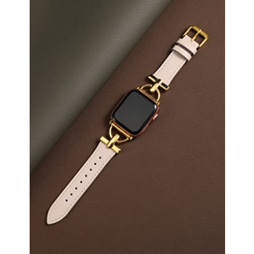 Wearlizer Leather Band for Apple Watch Women 38-49mm