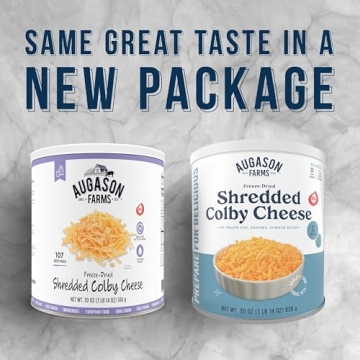 Augason Farms Freeze-Dried Colby Cheese Can for Meals