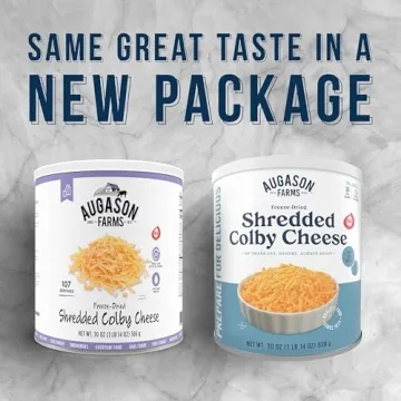 Augason Farms Freeze-Dried Colby Cheese Can for Meals