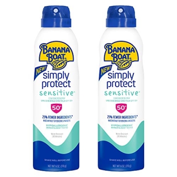 Banana Boat Mineral Enriched Sunscreen for Sensitive Skin SPF 50 - Twin Pack