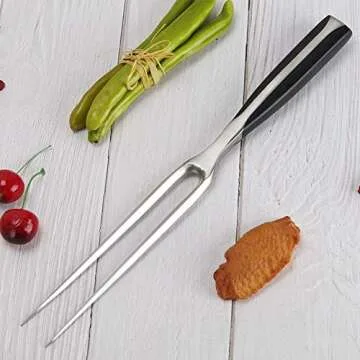 Kilajojo 12 Inch Culinary Carving Fork - Durable & Ergonomic