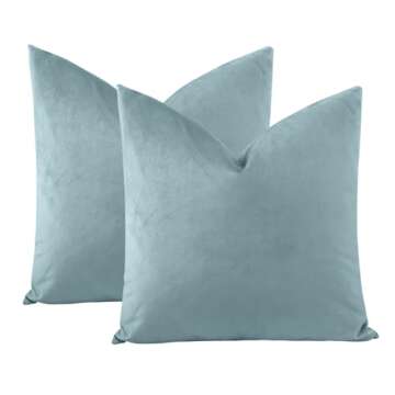 Soft Velvet Decorative Throw Pillow Covers for Home