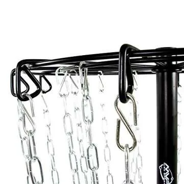 MVP Disc Sports Black Hole 24-Chain Portable Disc Golf Basket