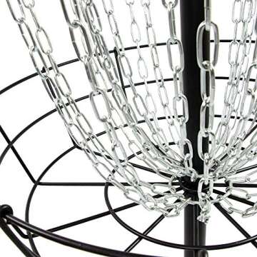 MVP Disc Sports Black Hole 24-Chain Portable Disc Golf Basket