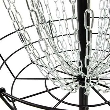 MVP Disc Sports Black Hole 24-Chain Portable Disc Golf Basket