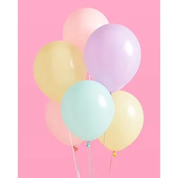 xo, Fetti Pastel Birthday Balloon Set - 24 pk, 12" | Bachelorette Party Decorations, Garden Bridal Shower, Birthday Party, Pastel Baby Shower, Engagement
