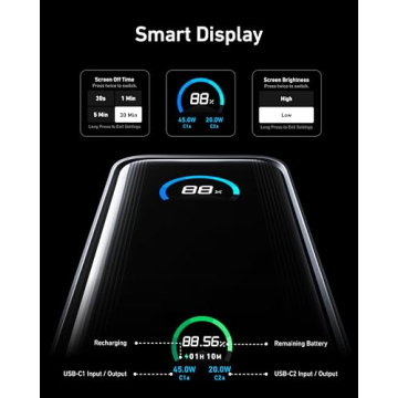 Anker Prime Power Bank 65W Fast Charger with AC