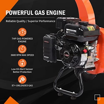 EFCUT C30 LITE: Powerful 7HP Wood Chipper for Your Yard