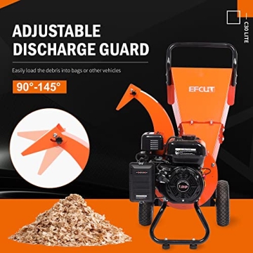 EFCUT C30 LITE: Powerful 7HP Wood Chipper for Your Yard