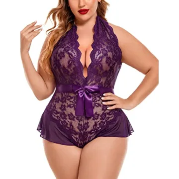 Avidlove Plus Size Lace Bodysuit - Sexy & Comfortable