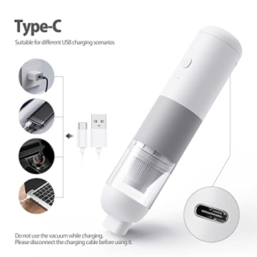 HUFATWINS Cordless Mini Vacuum Cleaner with 9000PA Suction