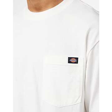Dickies mens Short-sleeve Pocket T-shirt fashion t shirts, White, 3X-Large US