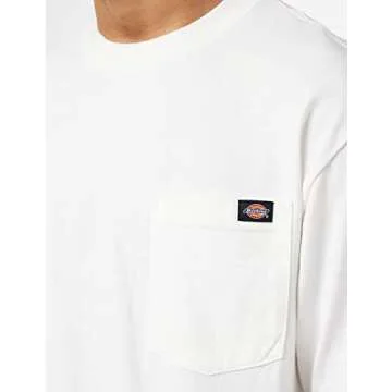 Dickies mens Short-sleeve Pocket T-shirt fashion t shirts, White, 3X-Large US