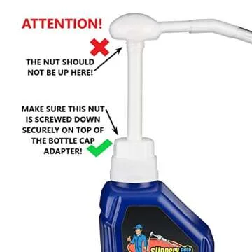 Slippery Pete Fluid Pump for Gallon Bottles and Wide Mouth Quart Bottles – Efficient Fluid Transfe...