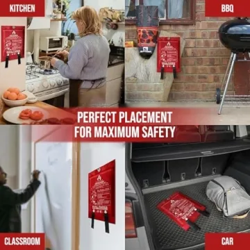 FIREZANIX Emergency Fire Blanket - Essential Safety Tool