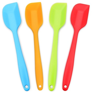 Silicone Spatula Set, Heat-Resistant with Steel Core