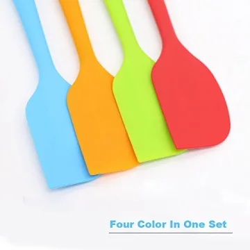 Silicone Spatula Set, Heat-Resistant with Steel Core