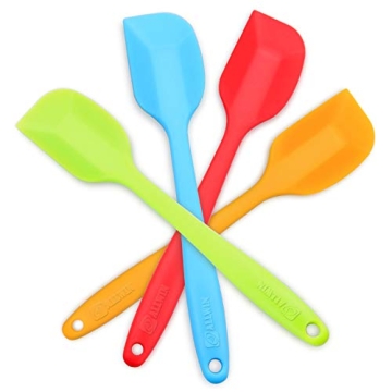 Silicone Spatula Set, Heat-Resistant with Steel Core