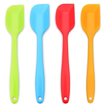 Silicone Spatula Set, Heat-Resistant with Steel Core