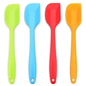 Silicone Spatula Set, Heat-Resistant with Steel Core