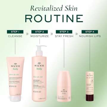 Nuxe Rêve de Thé Revitalising Moisturising Body Lotion 24h Hydration. Moisturizes, Softens & Revitalizes with Green Tea Extract, 13.5 fl oz