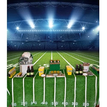 Vibrant Qian Football Backdrop 7x5ft for Parties