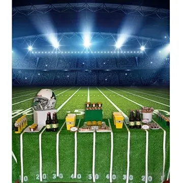 Vibrant Qian Football Backdrop 7x5ft for Parties