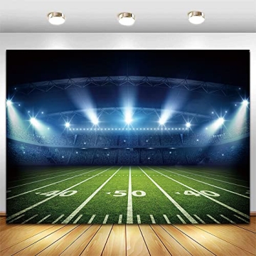 Vibrant Qian Football Backdrop 7x5ft for Parties
