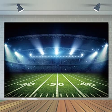 Vibrant Qian Football Backdrop 7x5ft for Parties