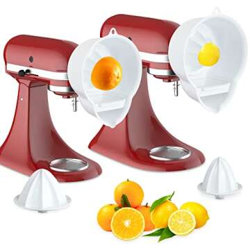 Juicer Attachment for Kitchenaid Stand Mixer with 2 Size Reamer,Juicer for Kitchenaid Stand Mixer Ci...