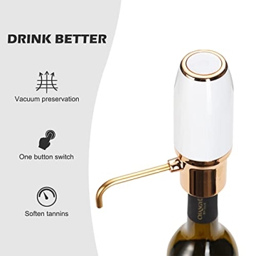Winirina Electric Wine Aerator Dispenser Rechargeable Gadget