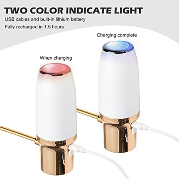 Winirina Electric Wine Aerator Dispenser Rechargeable Gadget