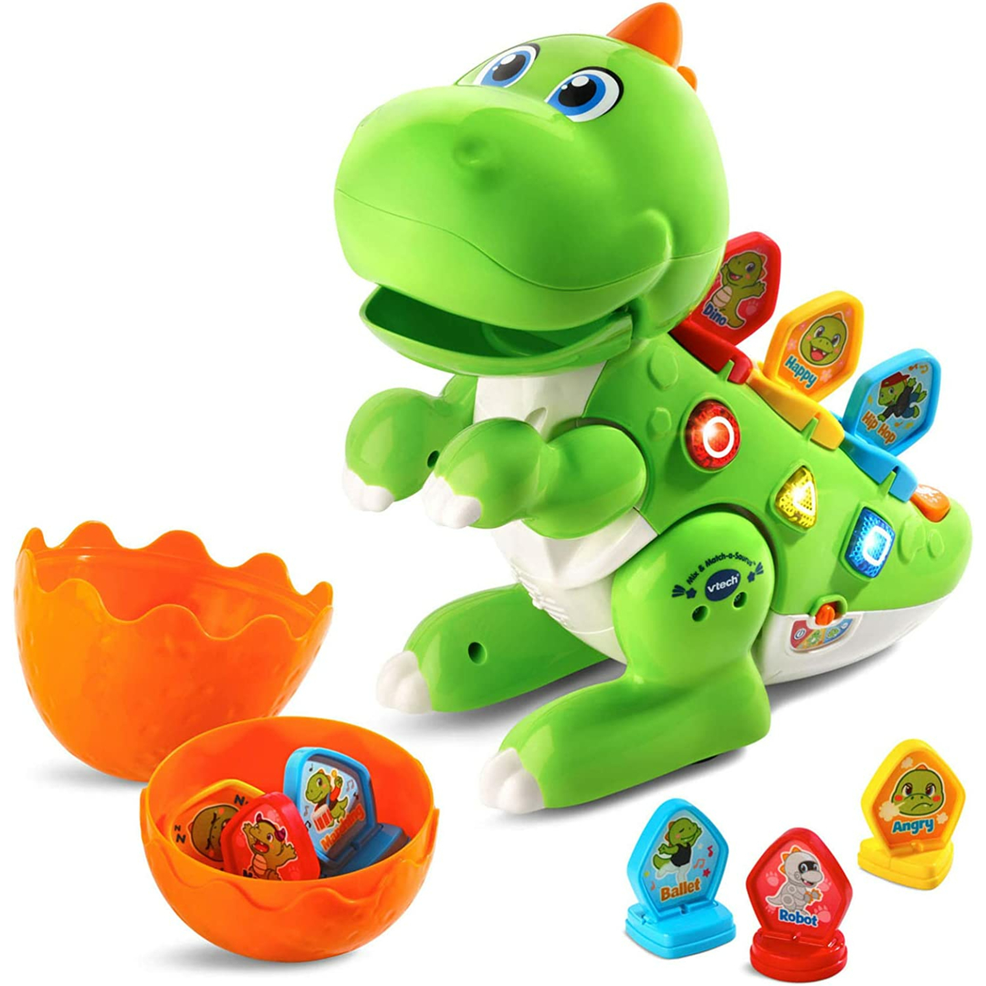 VTech Mix and Match-a-Saurus Green Dinosaur Toy