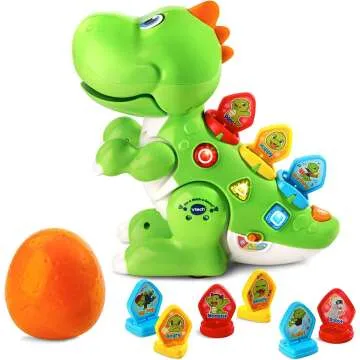 VTech Mix and Match-a-Saurus Green Dinosaur Toy